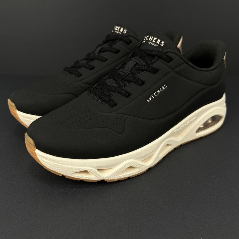Skechers UNO Glide-Step Slip-Ins Women’s Size 11 Black Hands Free Sneakers